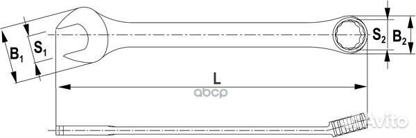 Ключ гаечный комбинированный, 23 мм CW00023 THO