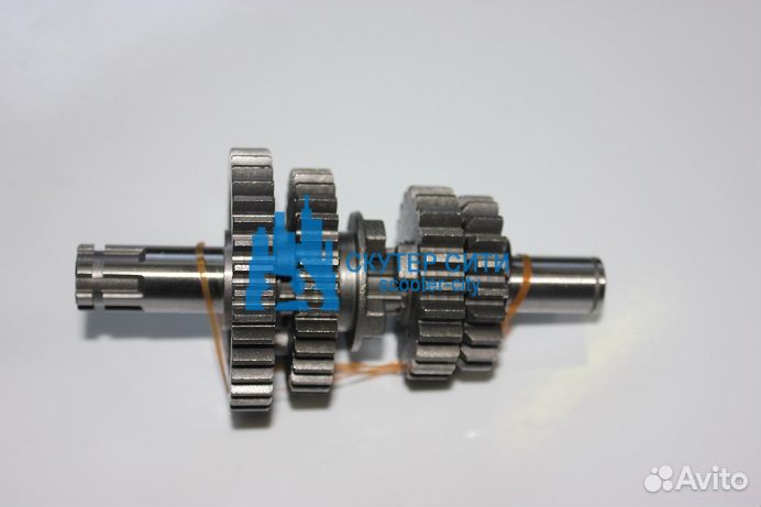 Вал кпп вторичный в сборе kayo двиг. YX140 см3 (ки