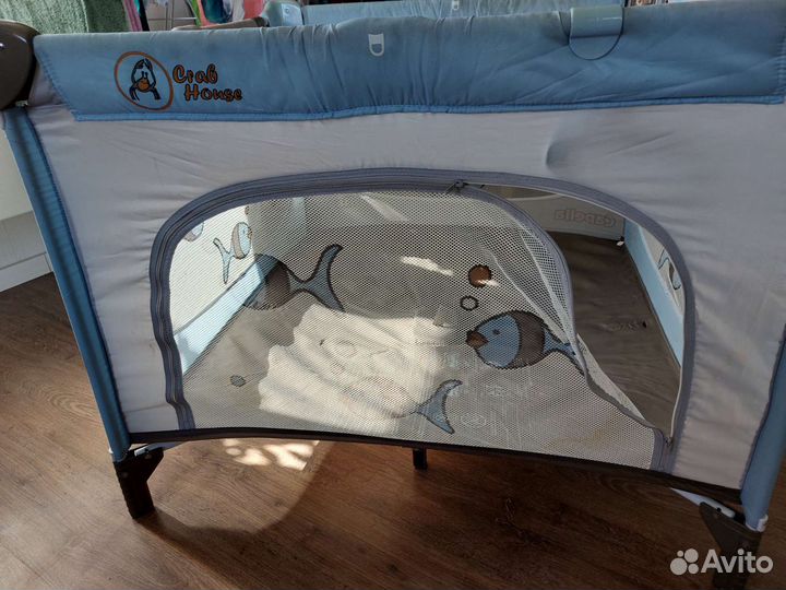 Манеж-кровать Jetem Quadro Crab House