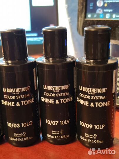 Прямые красители Shine & Tone La Biosthetique