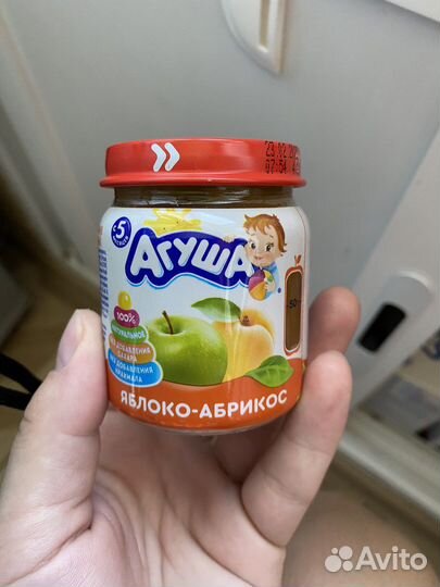 Фруктовое пюре агуша