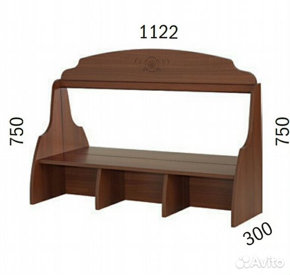 Новая метровая полка шкаф стеллаж с зеркалом