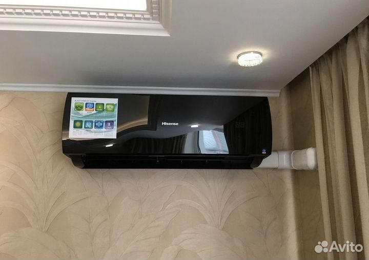 Сплит система с установкой