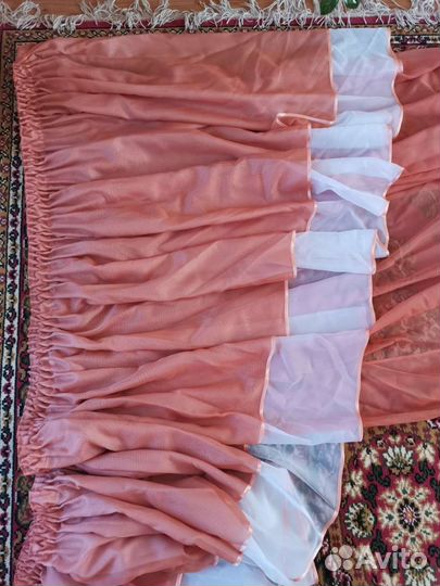 Шторы с ламбрекенами два набора (левый и правый)