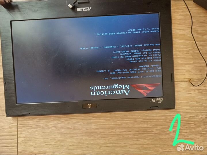 Ноутбук asus Eee PC 1025C на запчасти