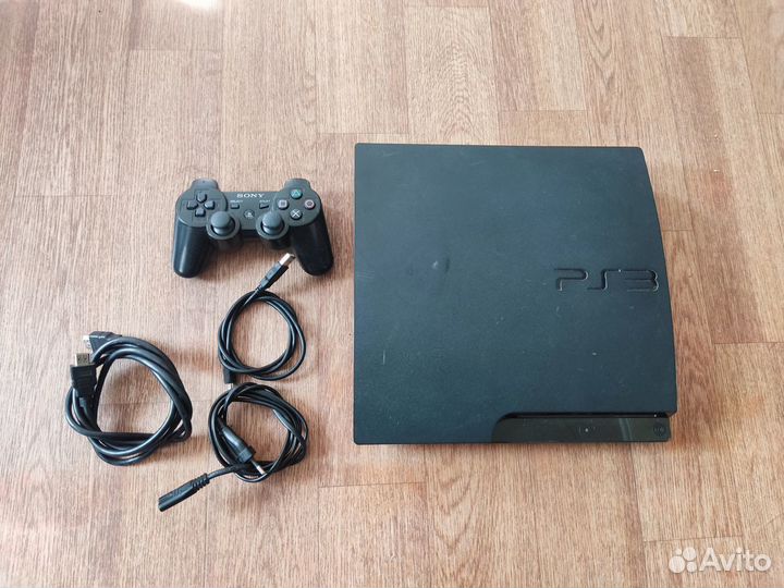 PS3 Slim прошитая очень много игр