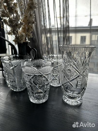 Ваза хрустальная СССР