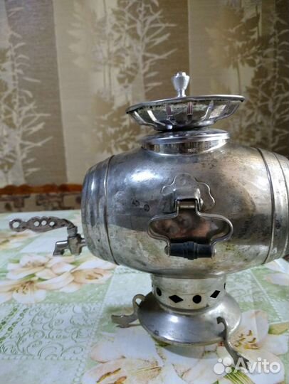 Сувенирный самовар бочка