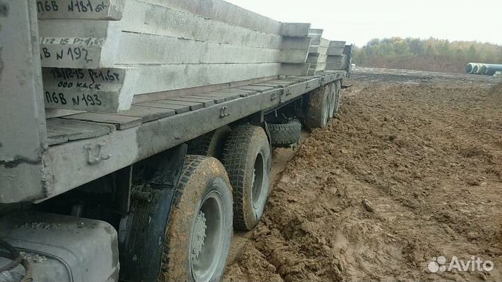 Аренда длинномера. Шаланда 20 тонн