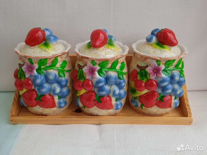 Керамические банки для сыпучих продуктов