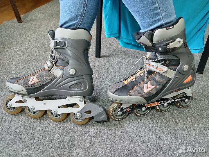 Ролики/Роликовые коньки взрослые 45 размер