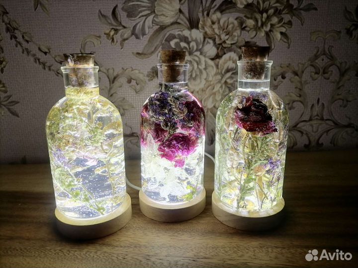 Ночник из эпоксидной смолы