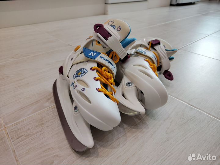 Коньки детские раздвижные