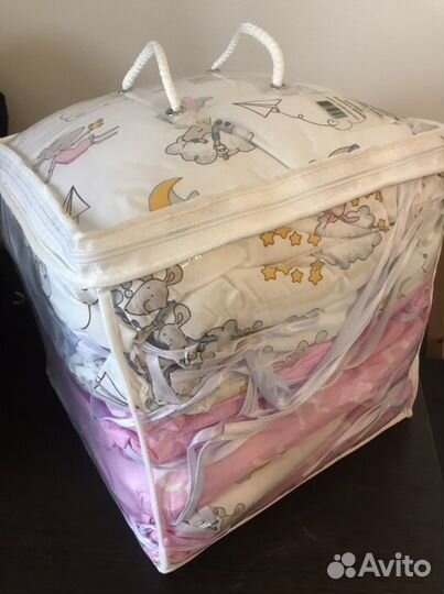 Бортик в кроватку новый