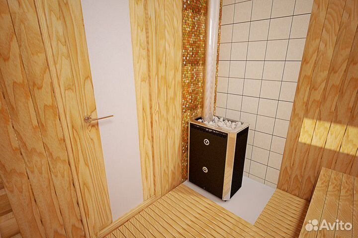 Печь для бани Сибирь-20 лрк Теплодар