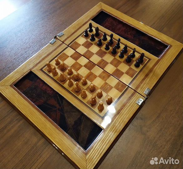 Шахматы деревянные подарочные
