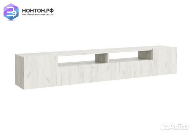 Тумба под тв Соло-16 дуб крафт белый