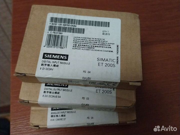 Модули Siemens ET 200S