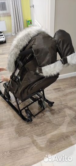 Детские санки коляска