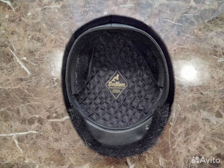 Меховая мужская кепка