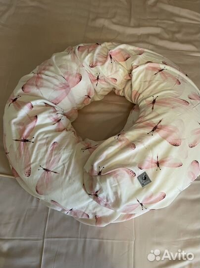 Подушка для беременных (для кормления) с шариками