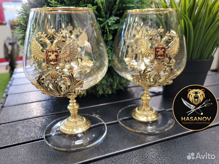 Набор подарочный бокалы для коньяка Россия