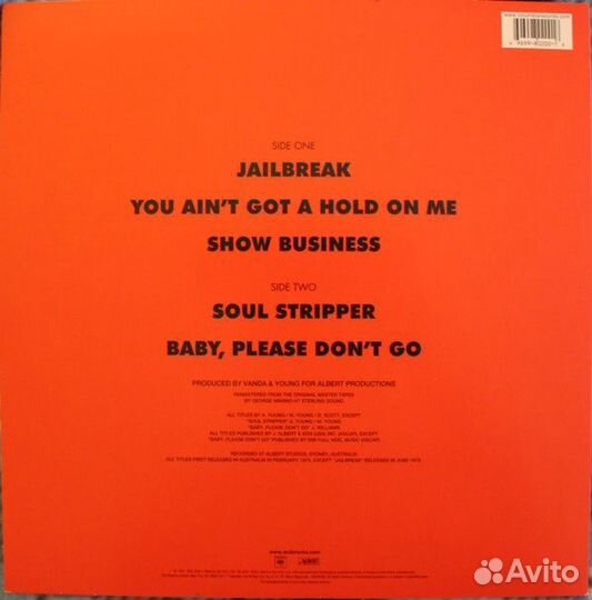 Виниловая пластинка AC/DC 74 Jailbreak