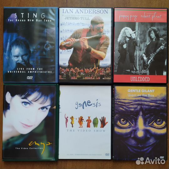 Западная рок музыка и фильмы на DVD