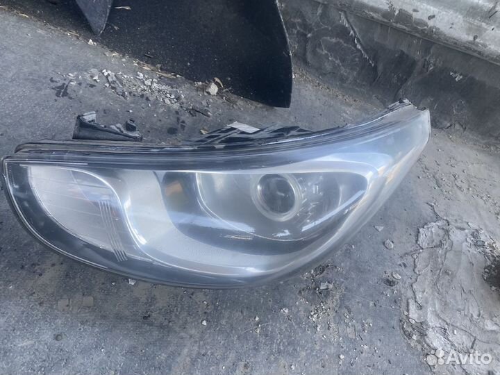 Hyundai solaris фара