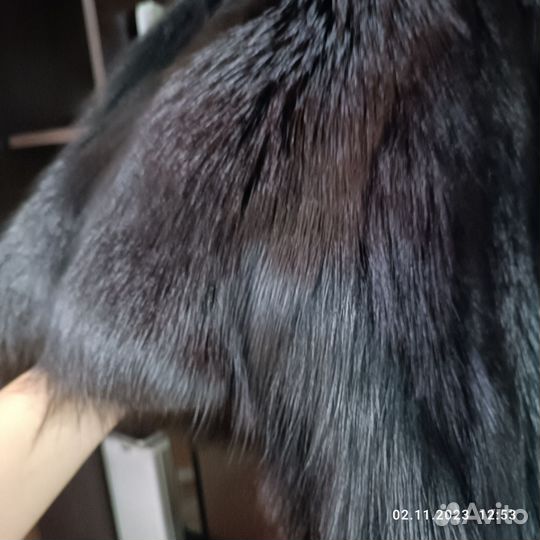 Полушубок из чернобурки