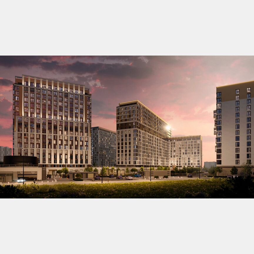 2-к. квартира, 57,8 м², 14/18 эт.