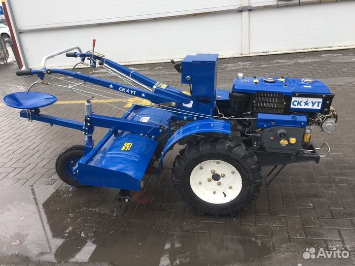 Мотоблок Кентавр 1015Д + Почвофреза 15 л.с