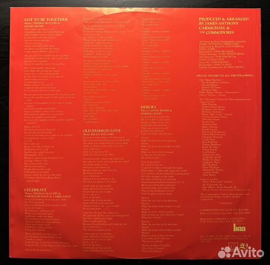 Commodores–Heroes (Скандинавия 1980г.)