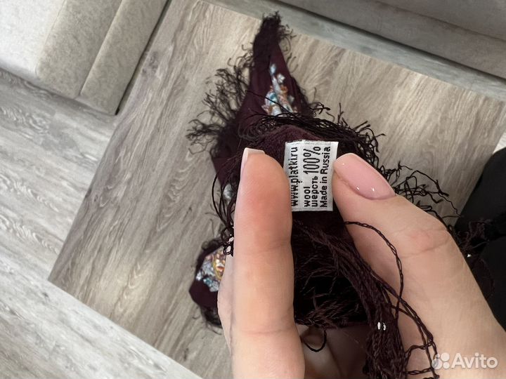 Павлопосадский платок из шерсти