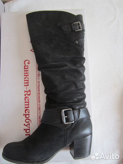 Сапоги Натур. Кожа Демисезонные Carnaby Р40