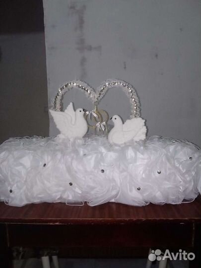 Украшение на свадебное авто