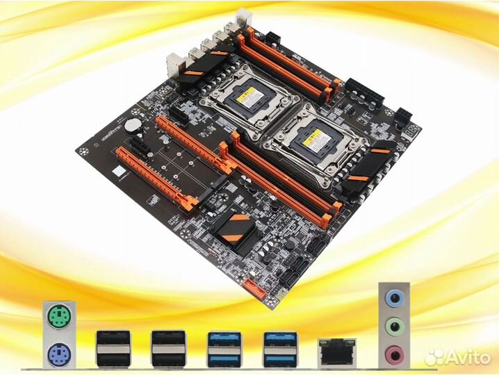 X99 Dual + 2670v3 + 2670v3 + 128 гб DDR4