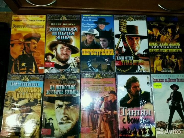 Видеокассеты VHS. Самурайское кино, вестерны
