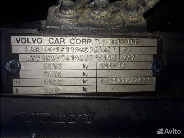 Разбор на запчасти Volvo S60