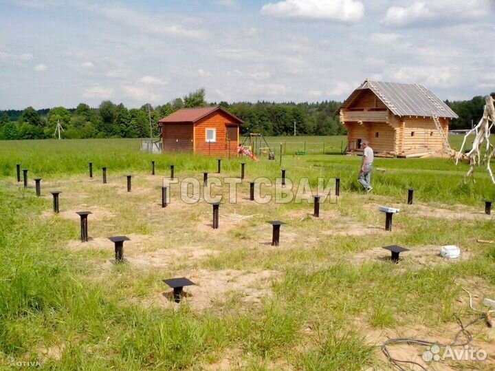 Винтовые сваи под ключ. Монтаж за 1-2 дня