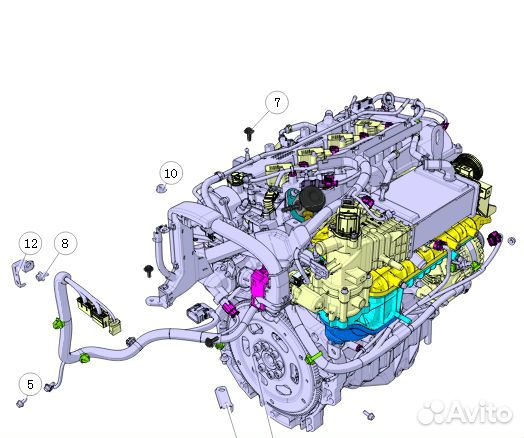 Двигатель Changan CS75 Plus