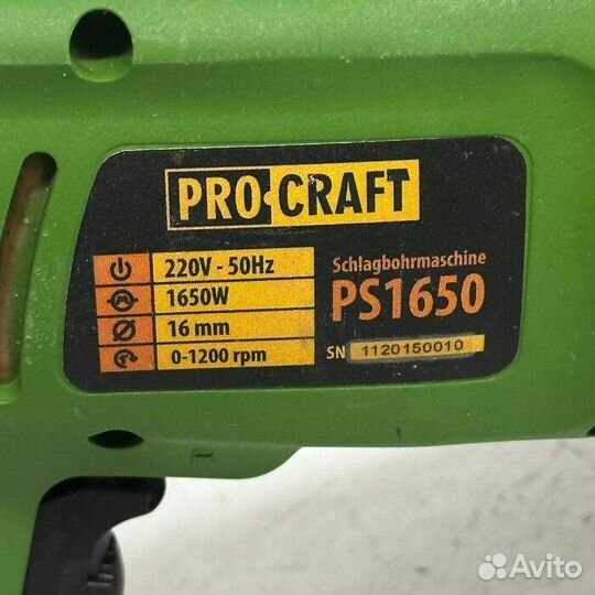 Дрель Procraft PS1650 (Рассрочка / 6141)