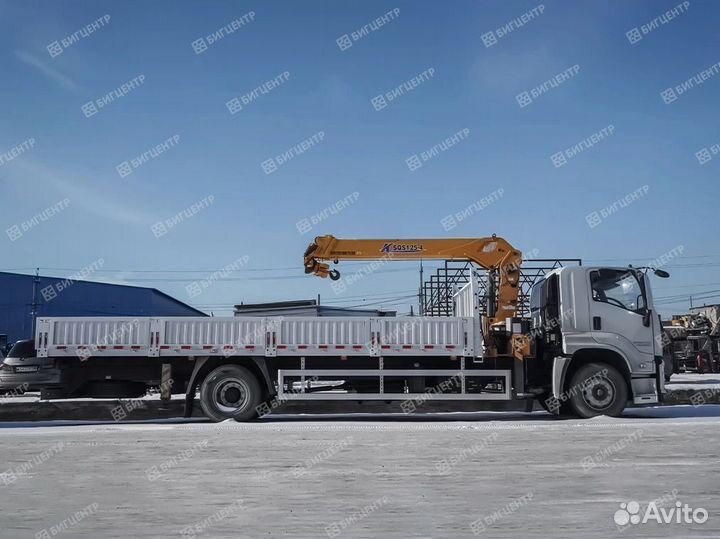 Бортовой грузовик Isuzu Giga (C-series) с КМУ XCMG, 2024