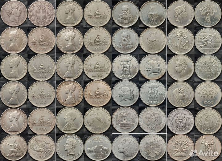 Серебряные монеты стран Европы 1
