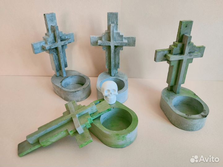 Старинное надгробие Фигурка для песочной терапии