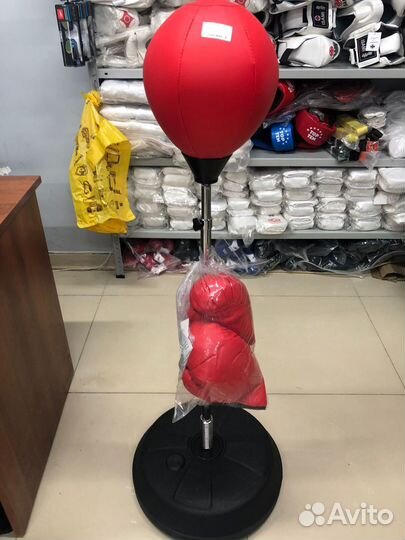 Груша напольная с перчатками детская