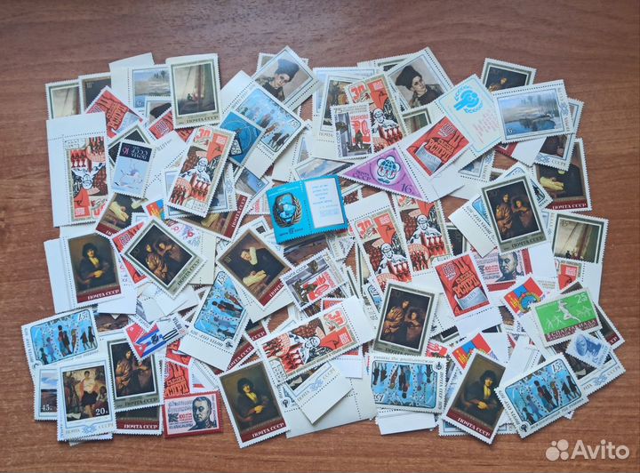 Оптовый лот: 155 чистых марок СССР