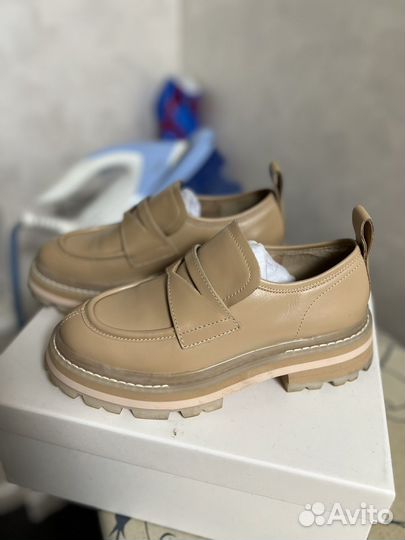 Лоферы женские 36 размер кожаные Ash