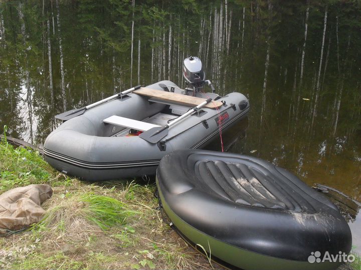 Надувная моторная лодка с мотором ямаха 5 л.с