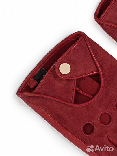 Перчатки из натуральной кожи и замши Верди